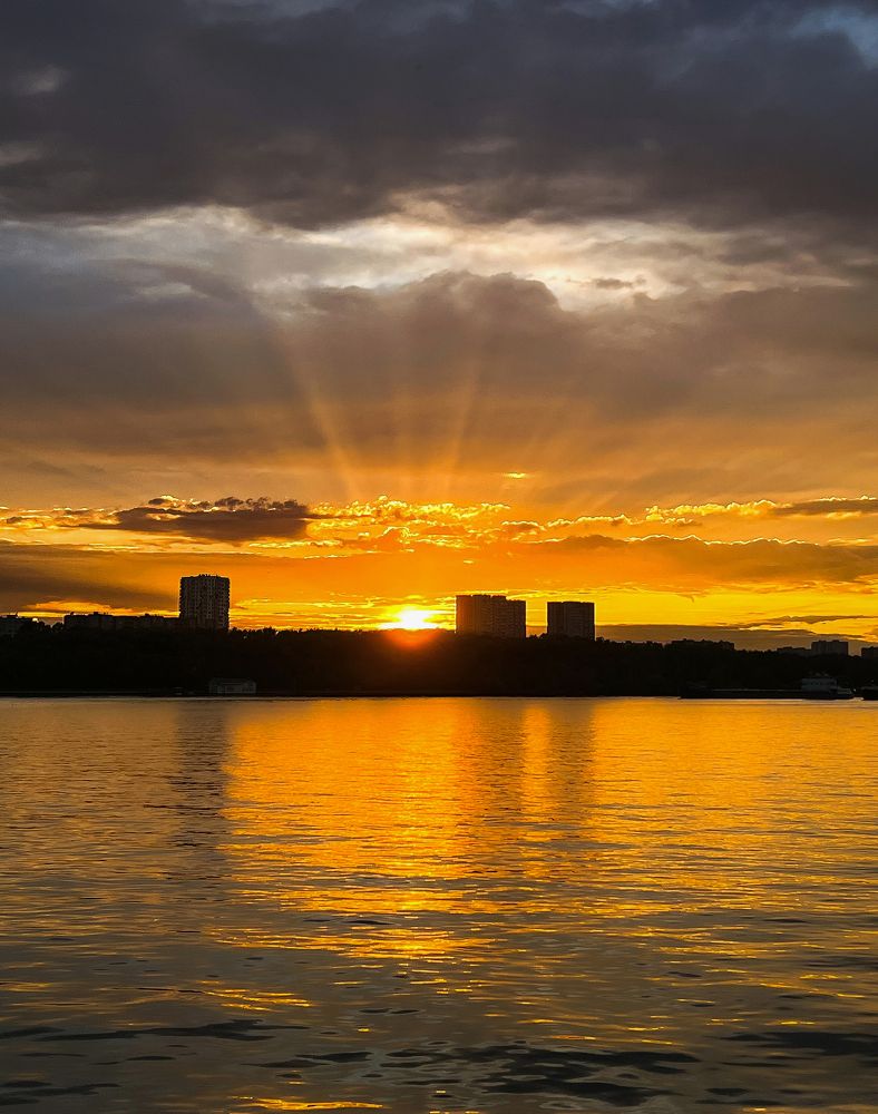 На закате дня