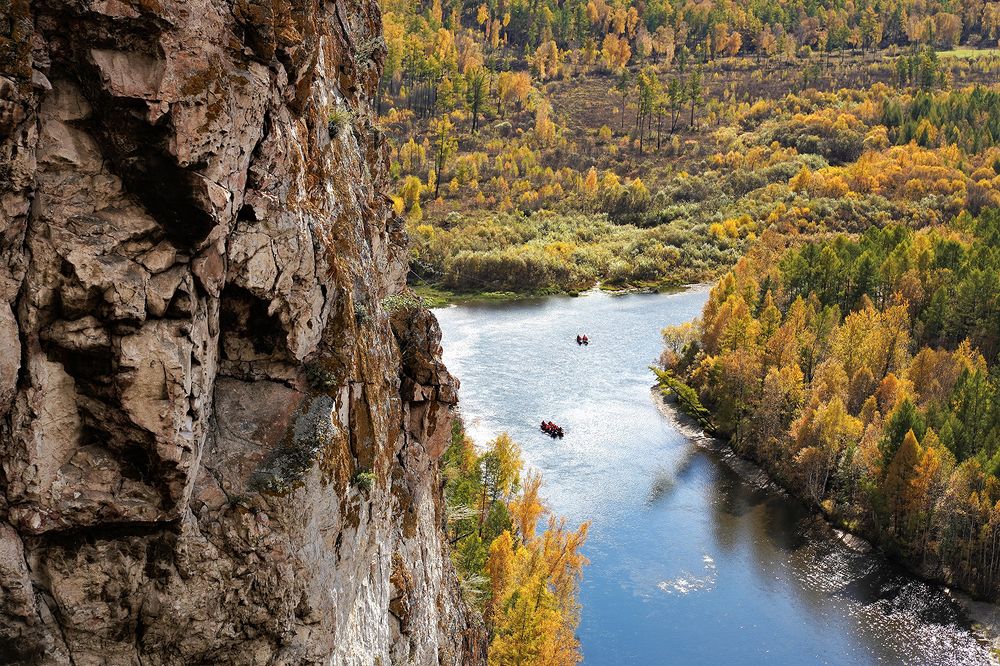 осенний сплав
