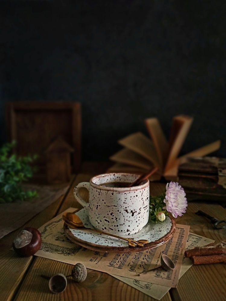 Кофе с корицей.