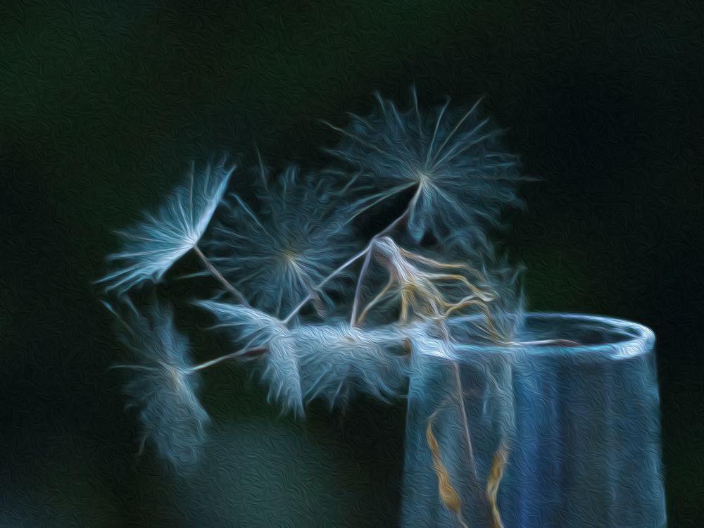 Пушинки в бокале