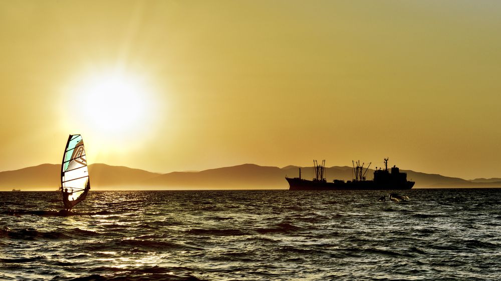 Вечер на заливе