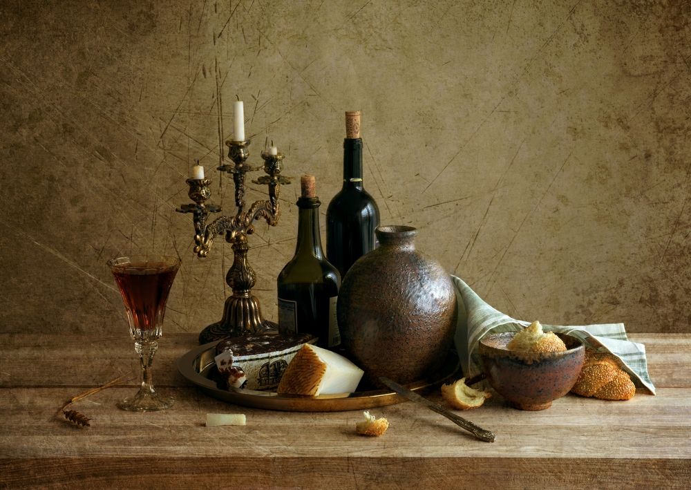 Натюрморт с сыром