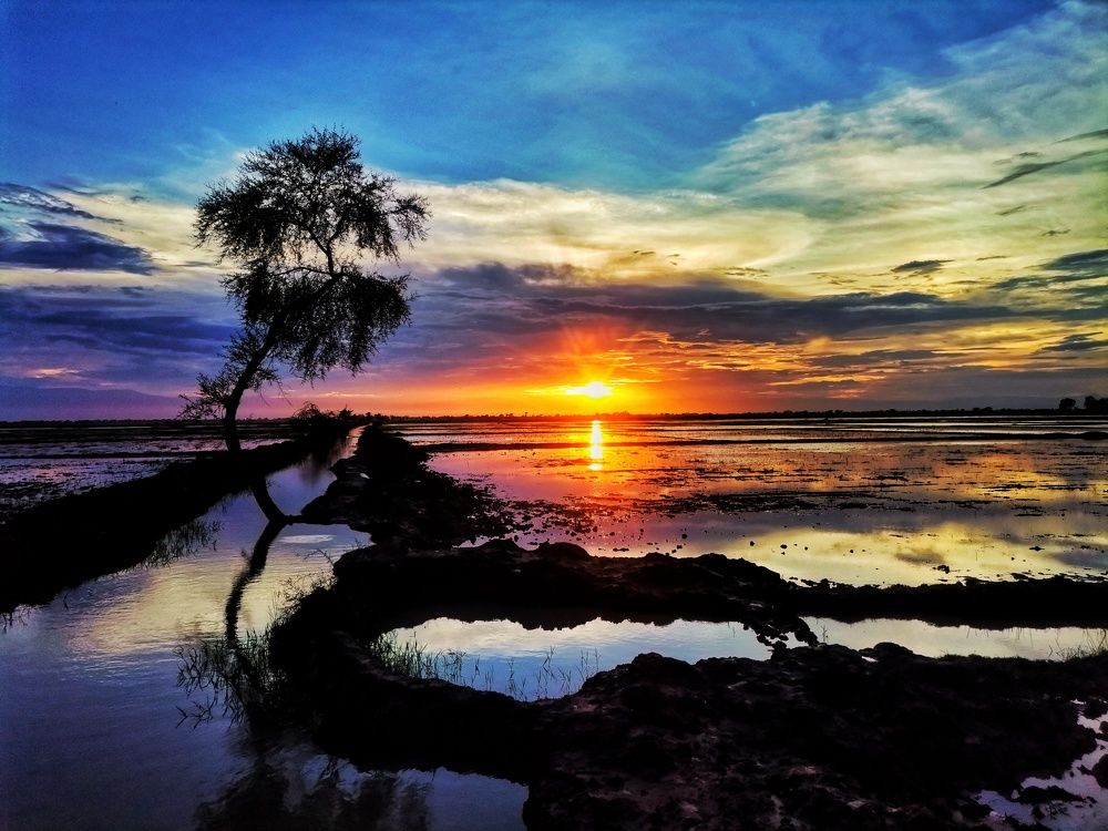 Beautiful weather Sunset Time
