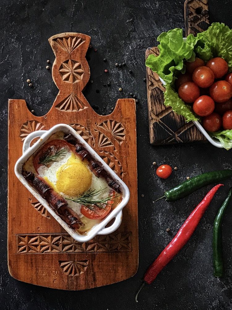 Яичница с беконом