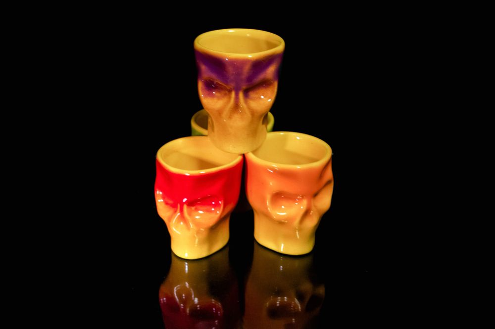 Рюмки в форме черепа