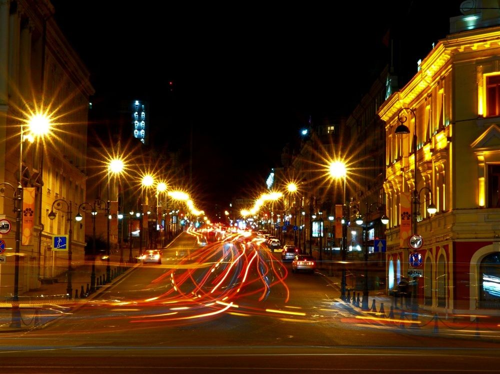 Ночной проспект.