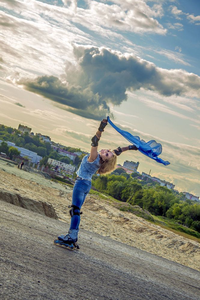 Синий платок