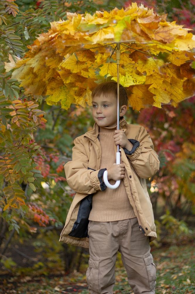 Под осенним зонтом