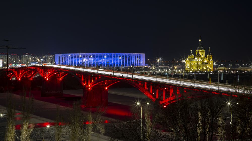 Ночные краски Нижнего Новгорода