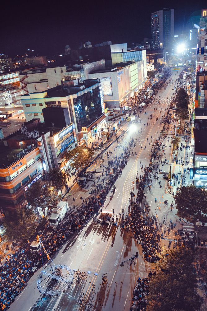 Cheonan World Dance Festival Street Parade Night View