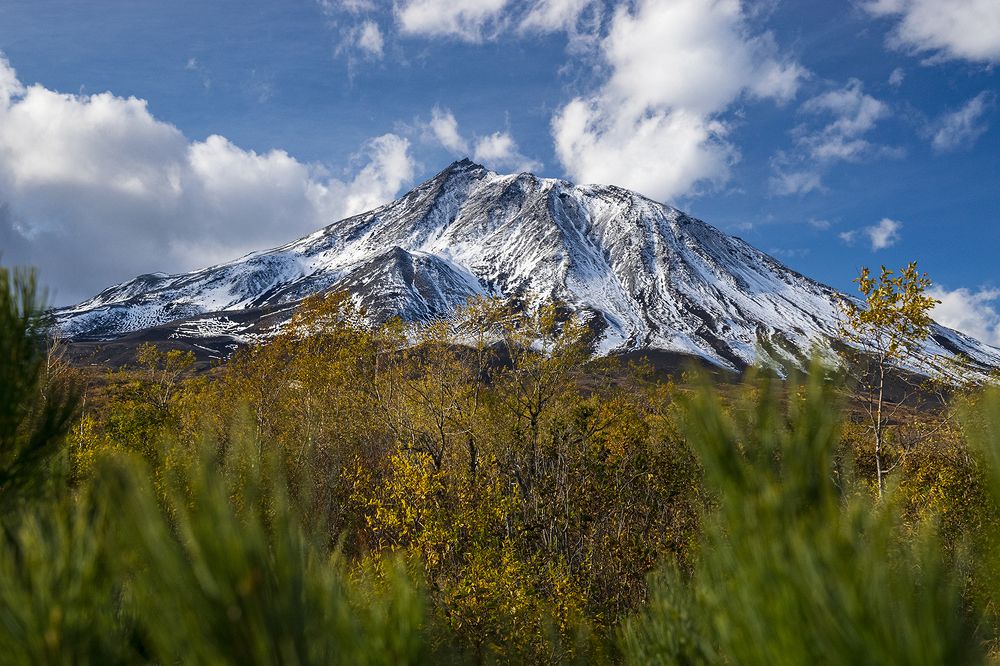 Вулкан Козельский в октябре
