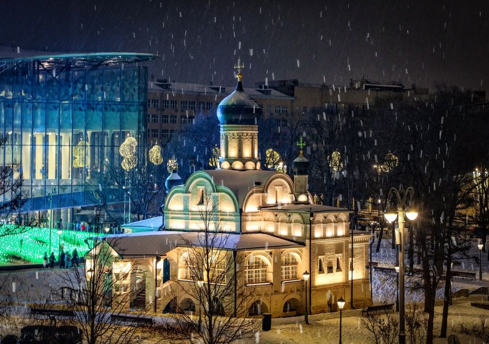 Храм зачатия Праведной Анны. Зарядье.