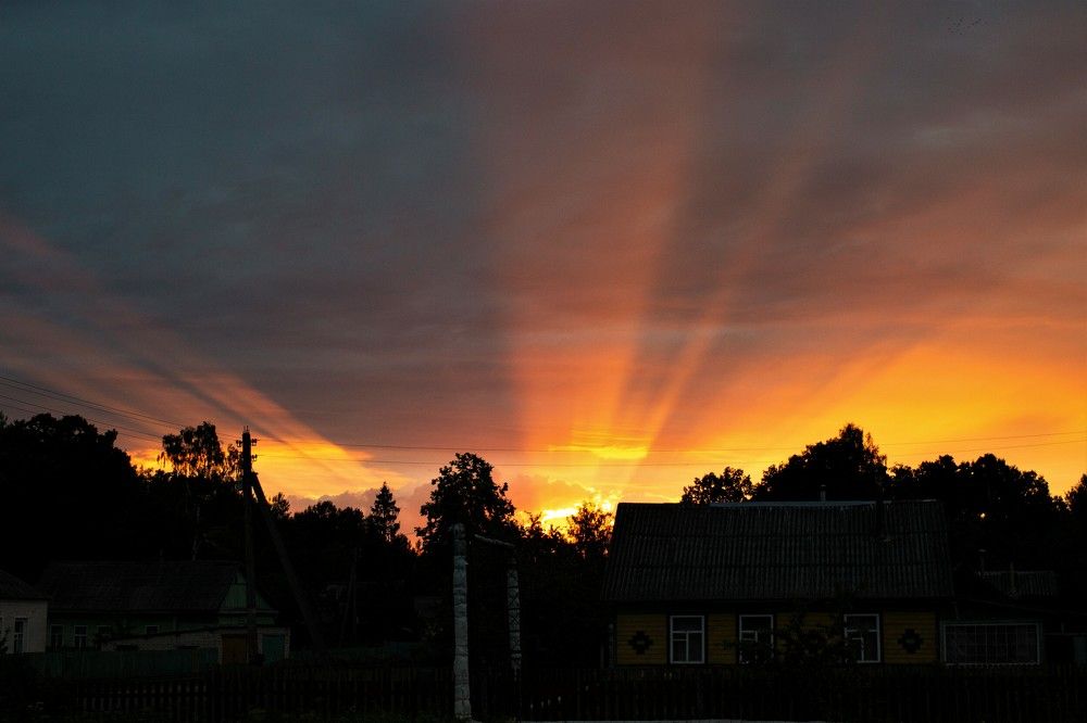 Необычный закат