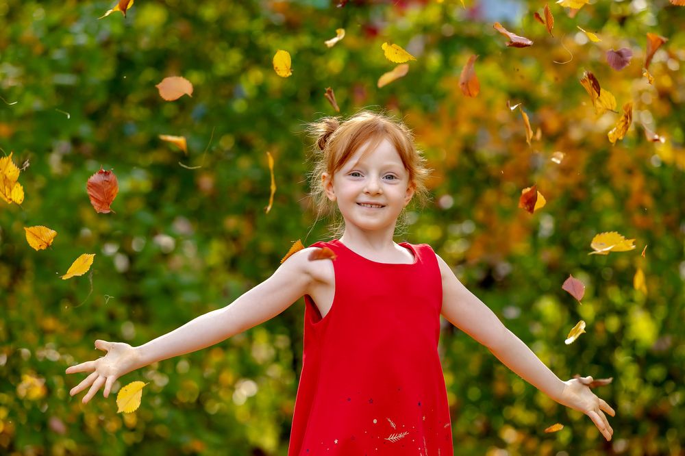 Девочка-осень...
