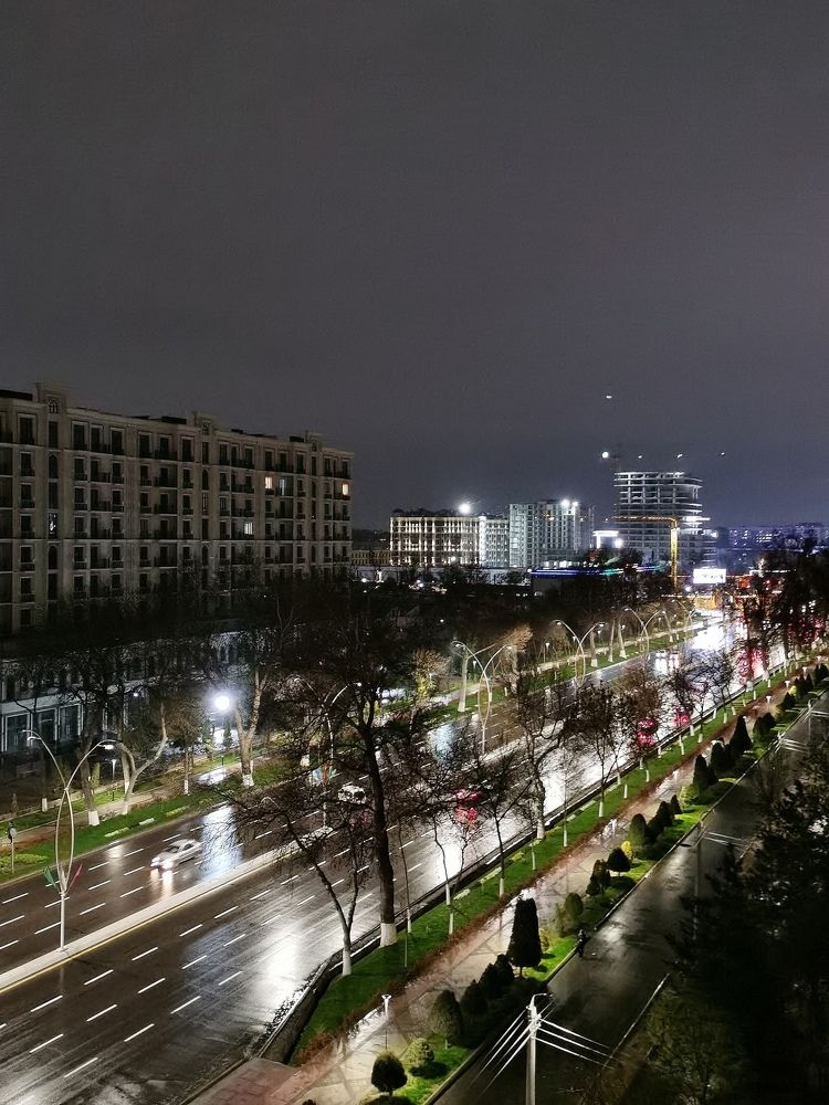 Ночной Ташкент