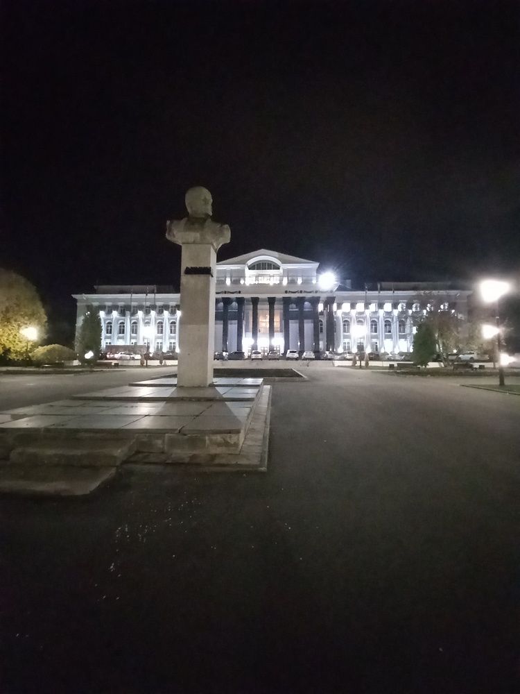 Lenin  in  der  Nachtstadt.
