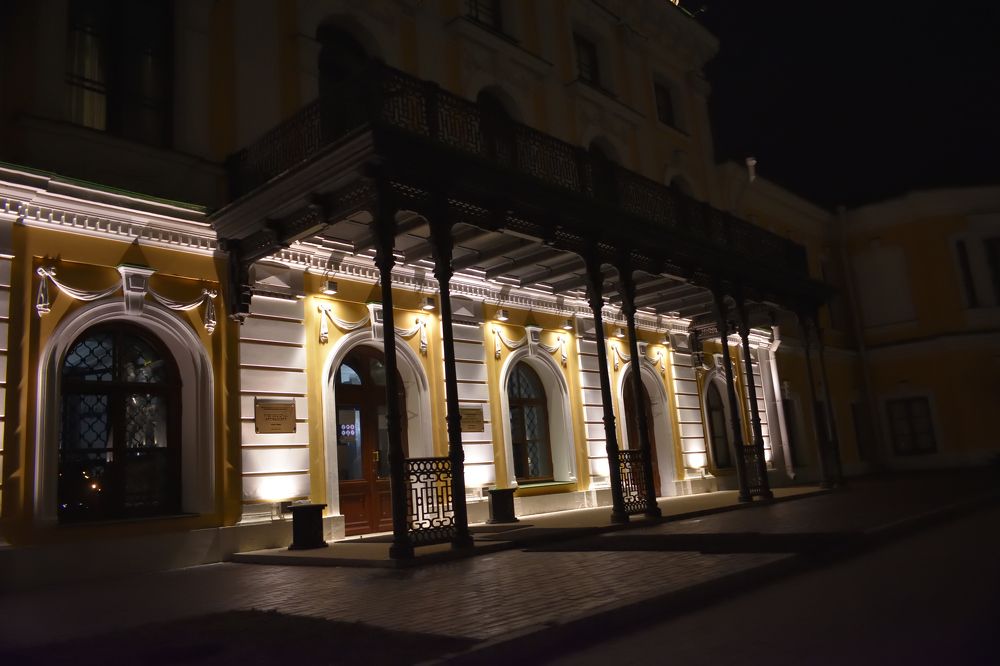 Ночной Путевой императорский дворец. г. Тверь