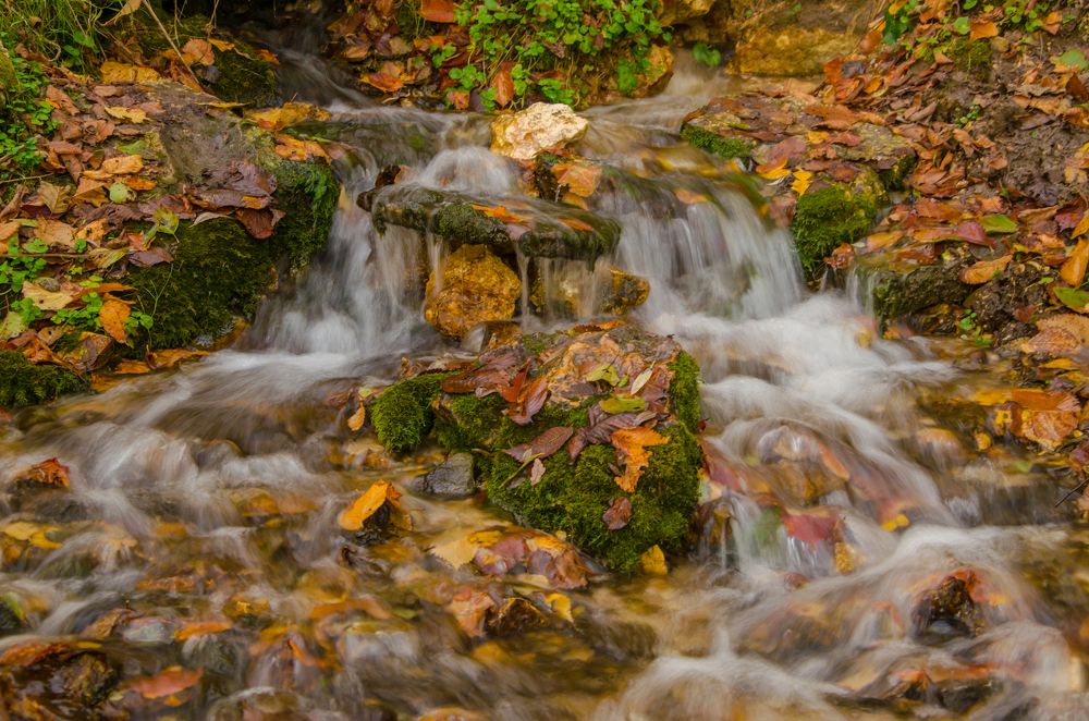 Осенний водопад/autumn waterfall