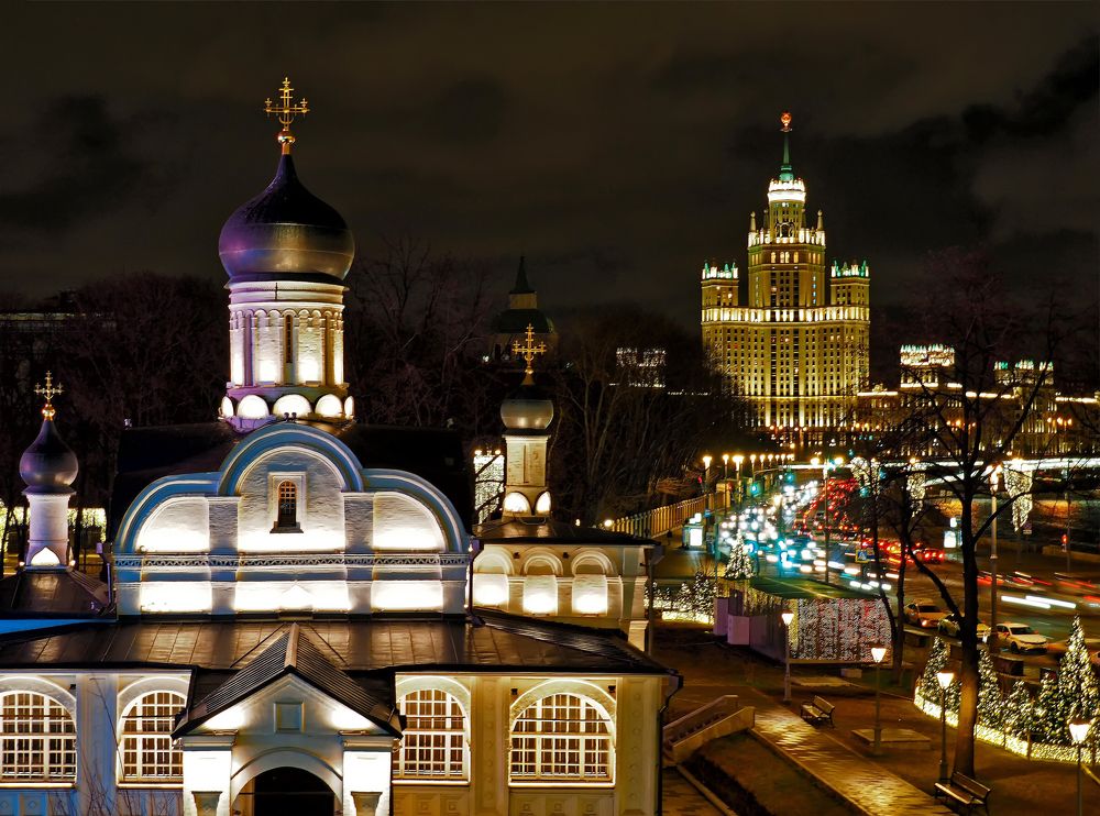 Ночная Москва.