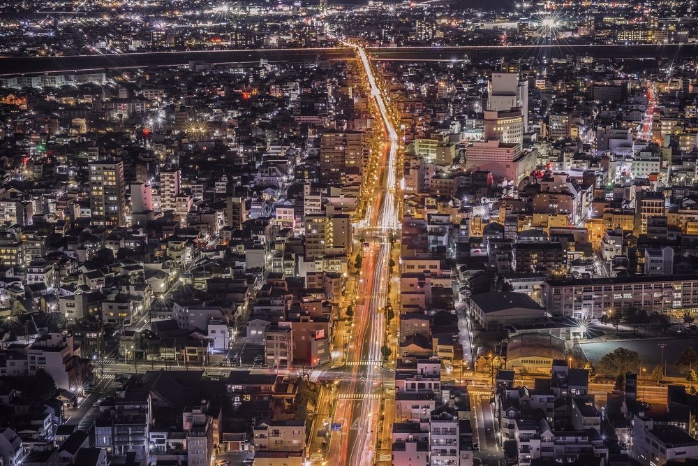 NIGHT CITY IN JAPAN