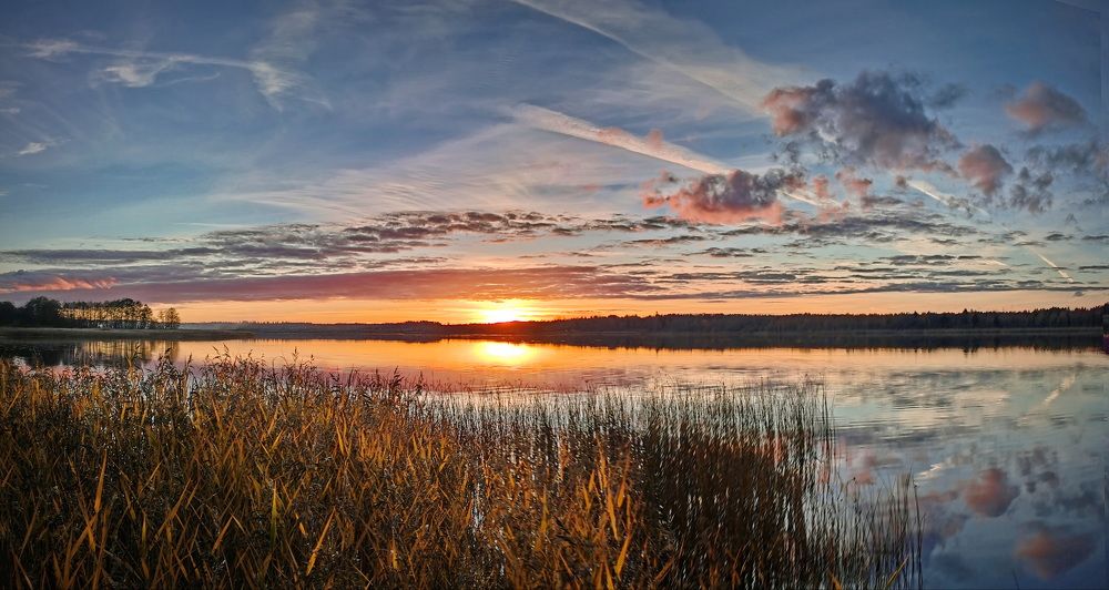 Осенний закат.