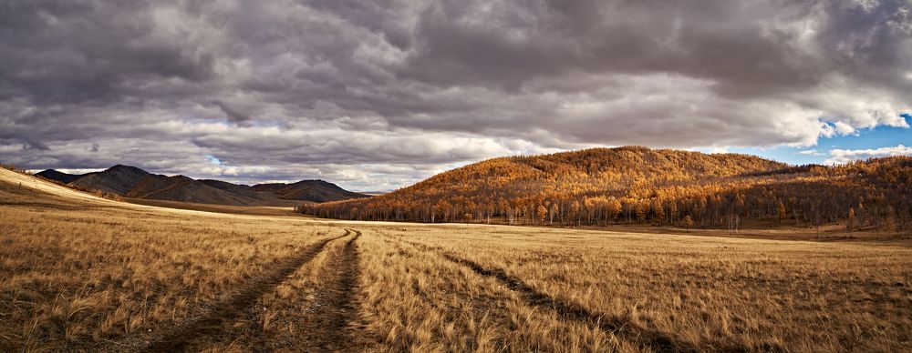 Тучи уходят.