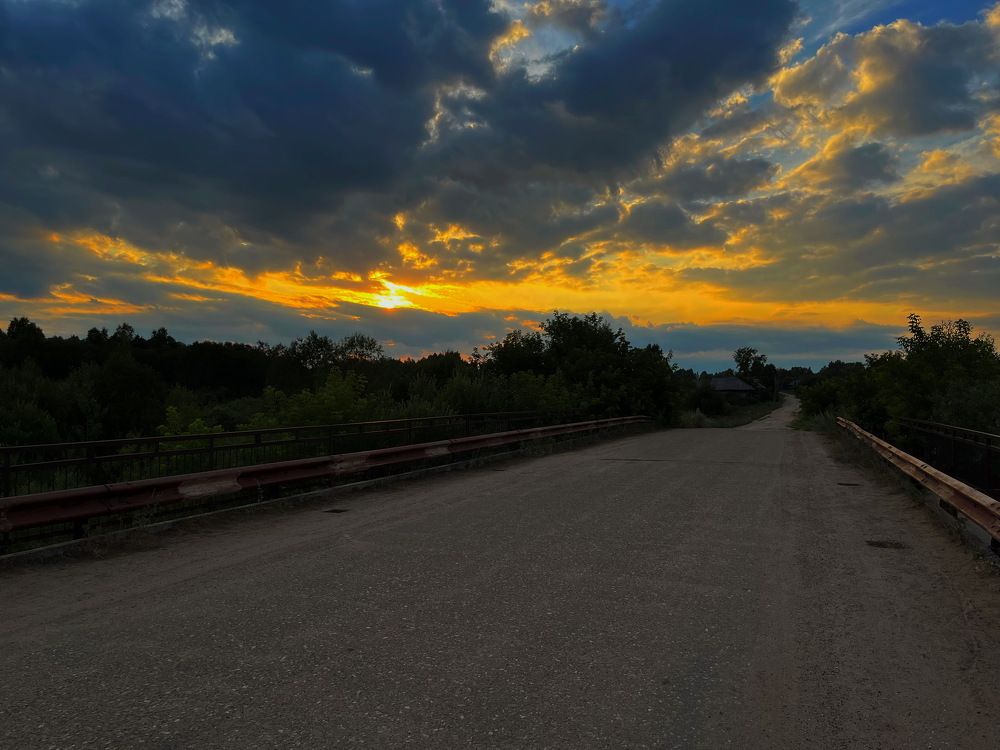 Вид на Кукары с моста через Усту...!