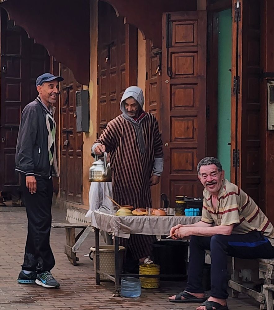 The early morning in Marakesh