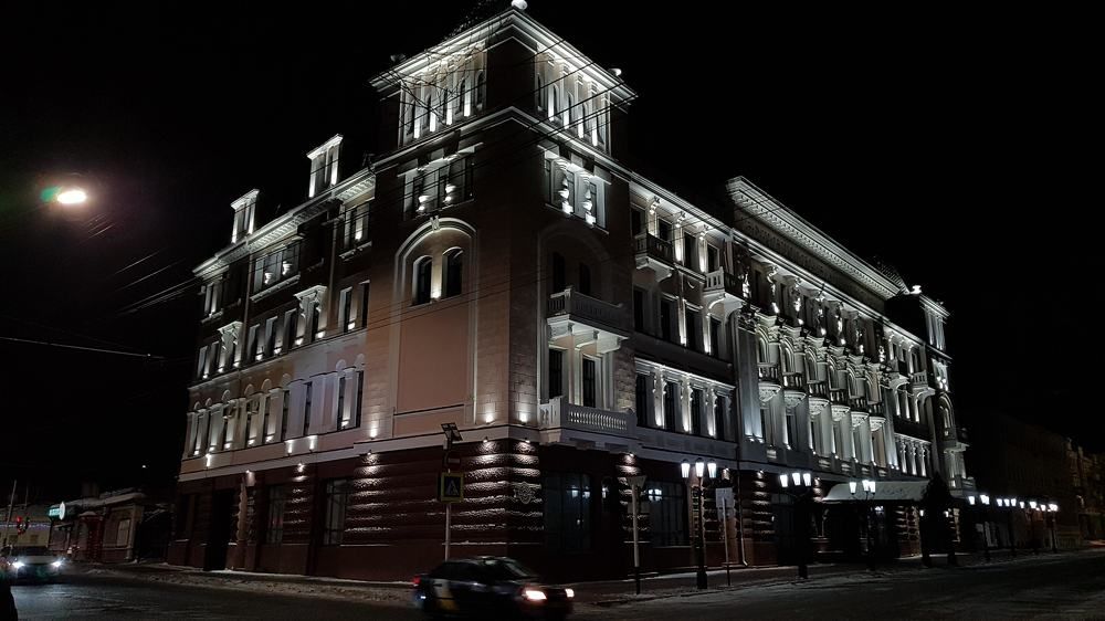 Город засыпает