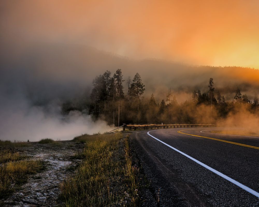Magnificent Morning of Yellowstone