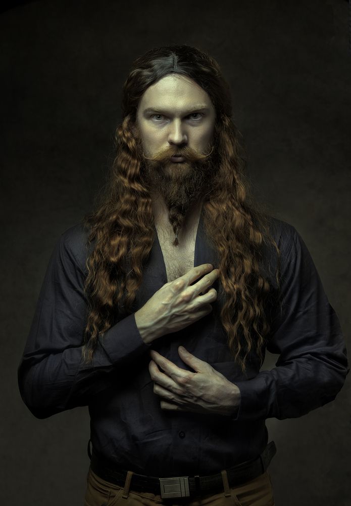 Мужской портрет в стиле "Дюрера"