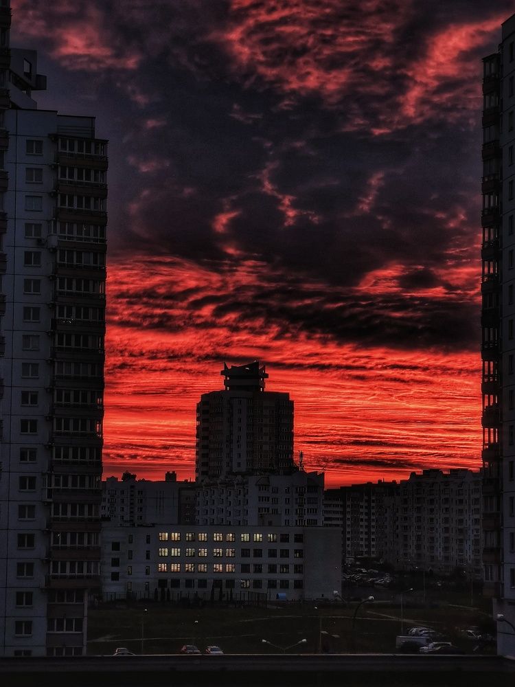 Огненный закат