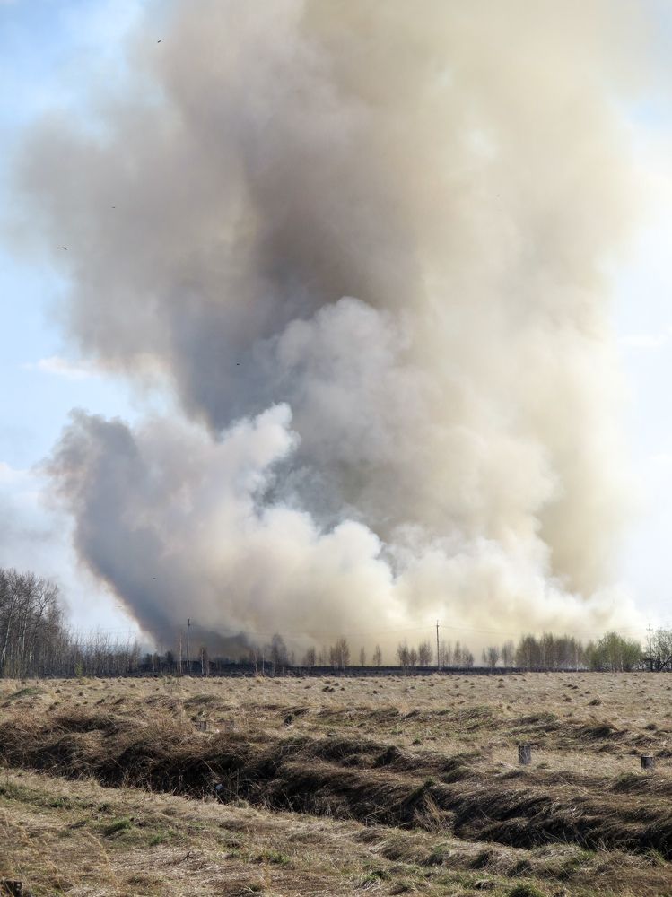 Весенний пожар.