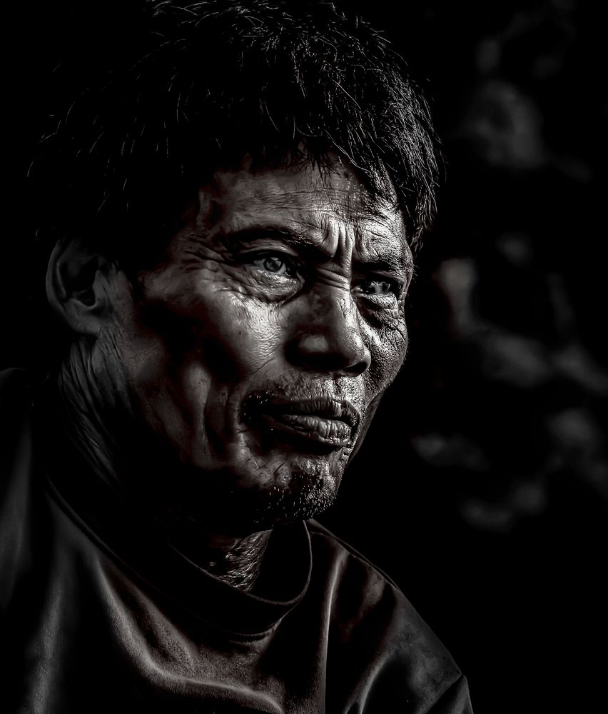 Portrait of a fishing boat man