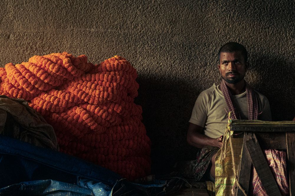 Flower Market of Kolkata, India
