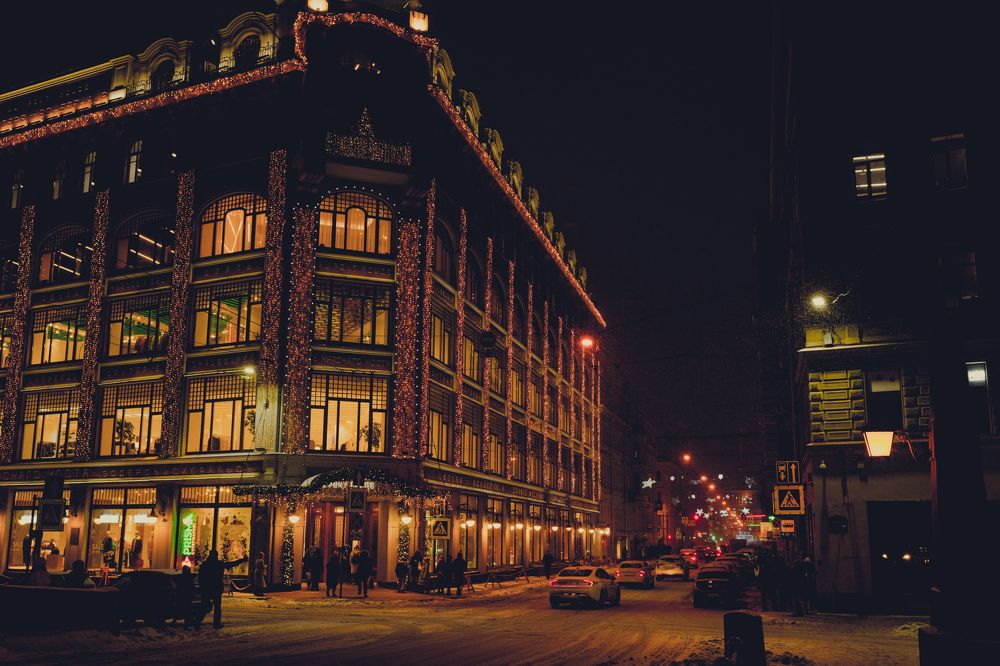 Saint-Petersburg Winter Night