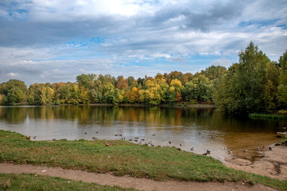 Утиный пляж.