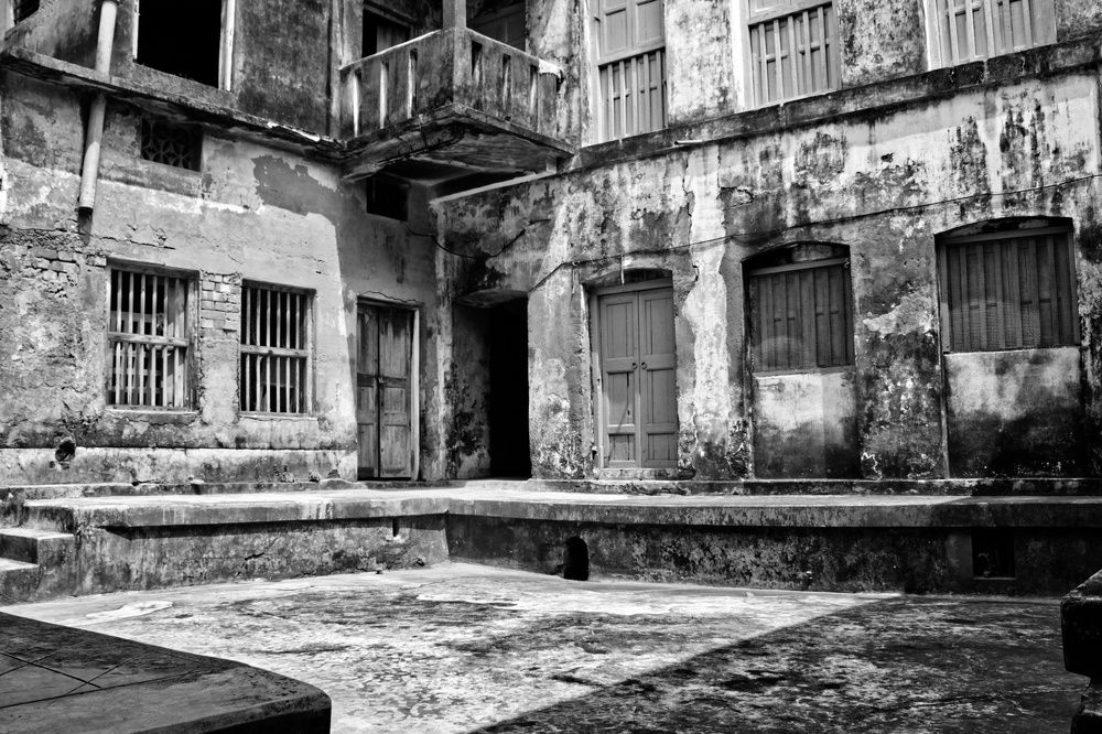 An Old House BW