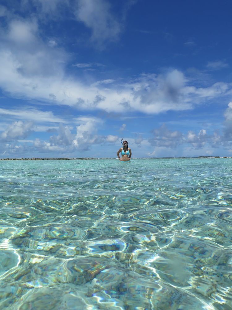 Maldivian blue skies