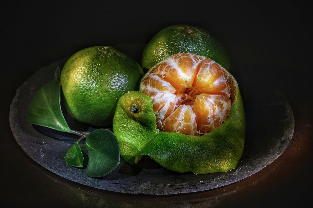 Зелёные мандарины