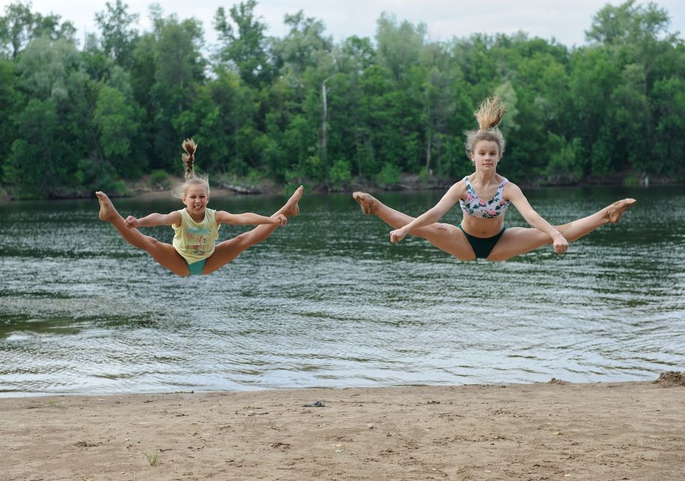 Спортсменки на отдыхе