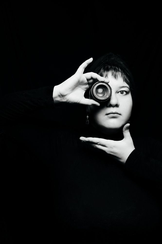 Автопортрет с Гелиос-77М