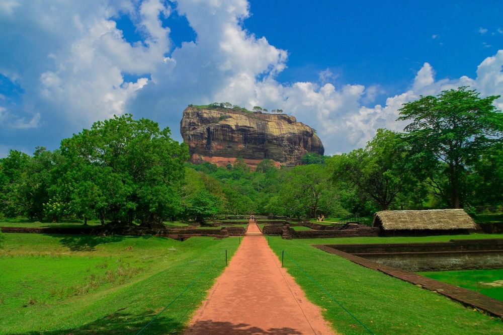 lion rock sigiriya sri lanka