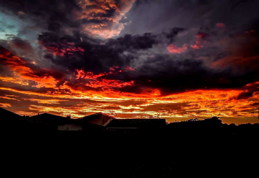 Crepúsculo de entardecer