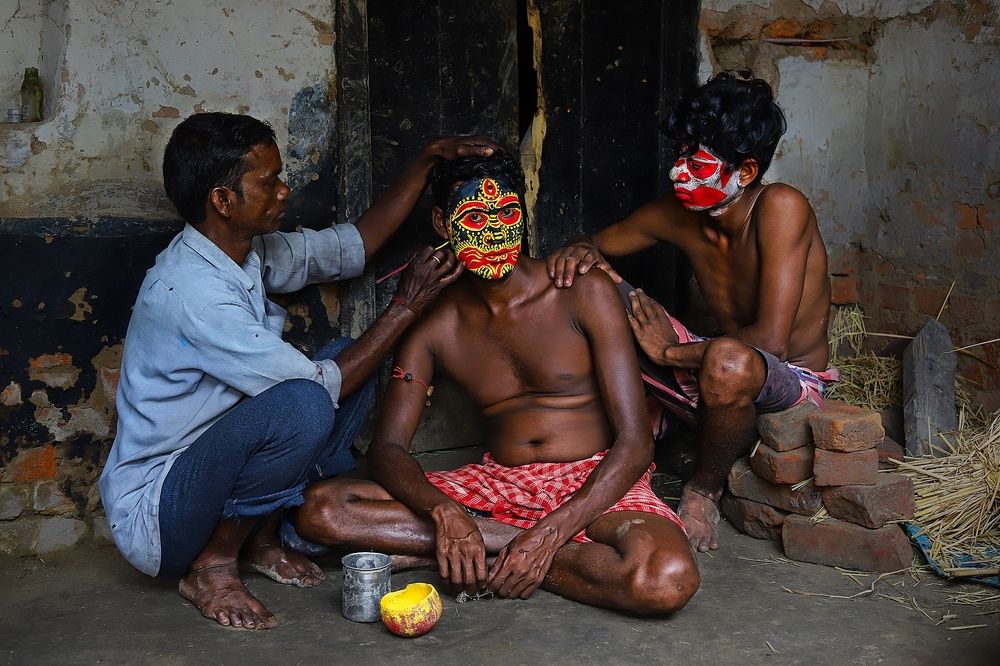 Gajon Festival Face Painting