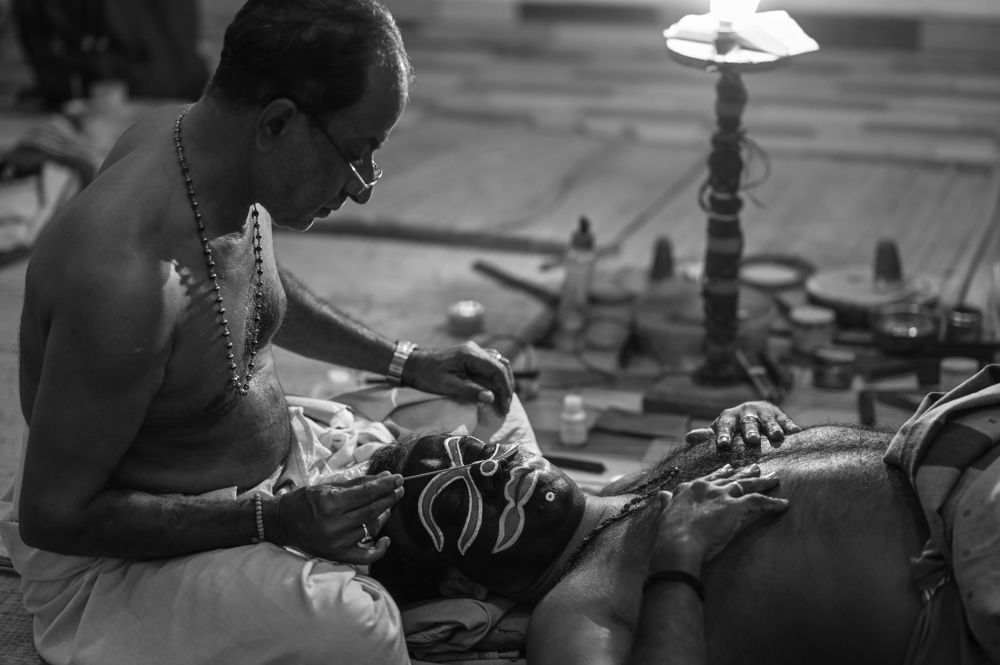 Kathakali makeup