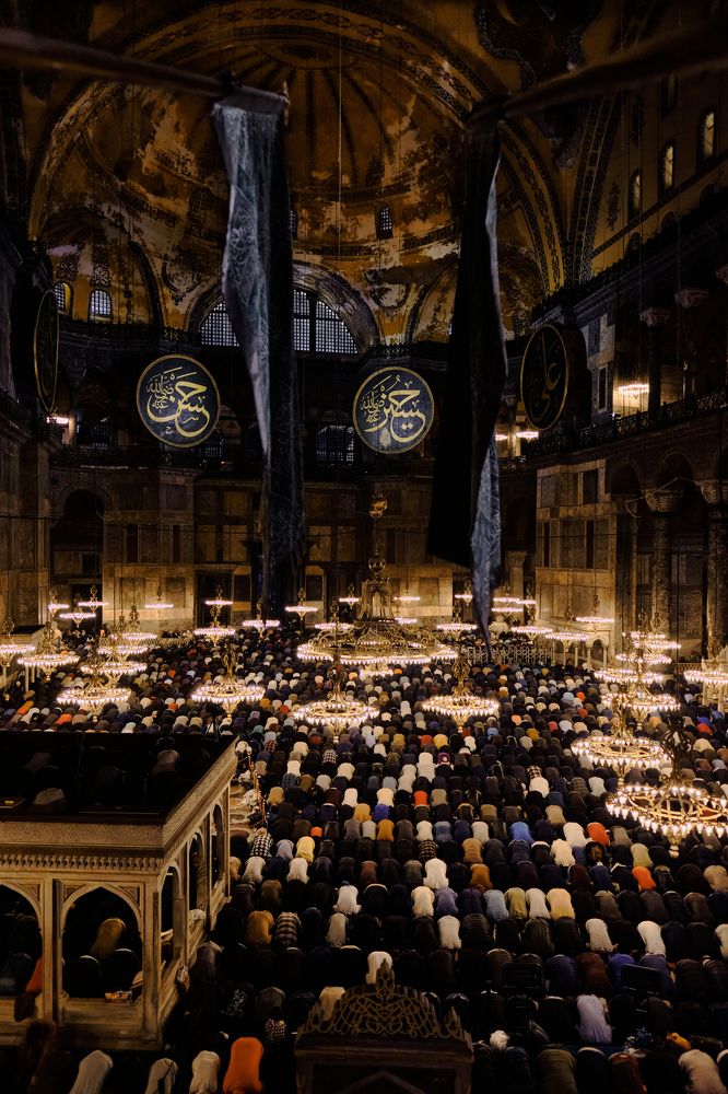 Layl al-Qadr (Holy Night) at Hagia Sophia.