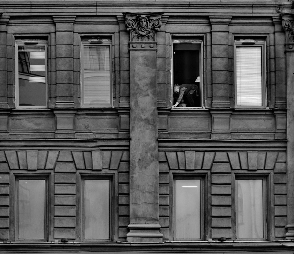 уборка на высоте