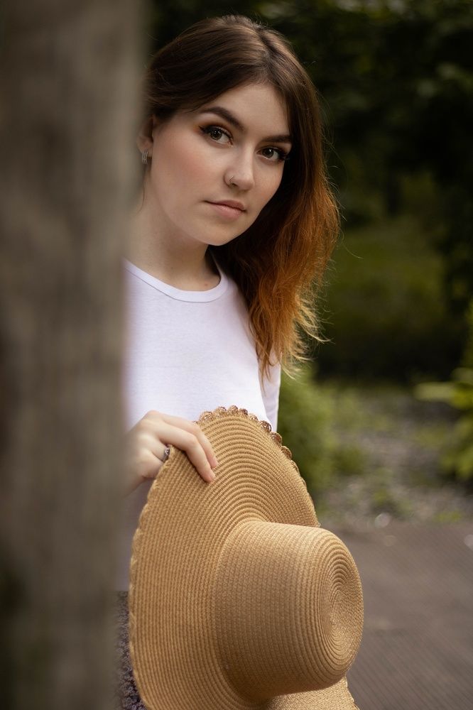 Девушка в парке Хабаровска