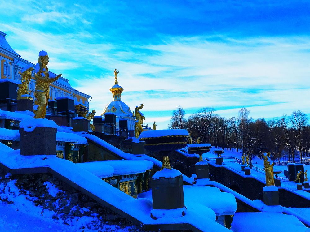 Вечерний Петергоф...!